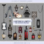 Free Lanterns and Lamps Aesthetic PNG Pack 2