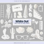 White Out Aesthetic PNG Pack