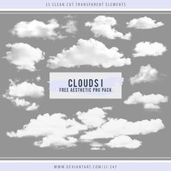 Free Clouds Aesthetic PNG Pack 1