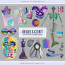 Iridescent Aesthetic PNG Pack