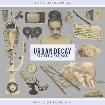 Urban Decay Aesthetic PNG Pack