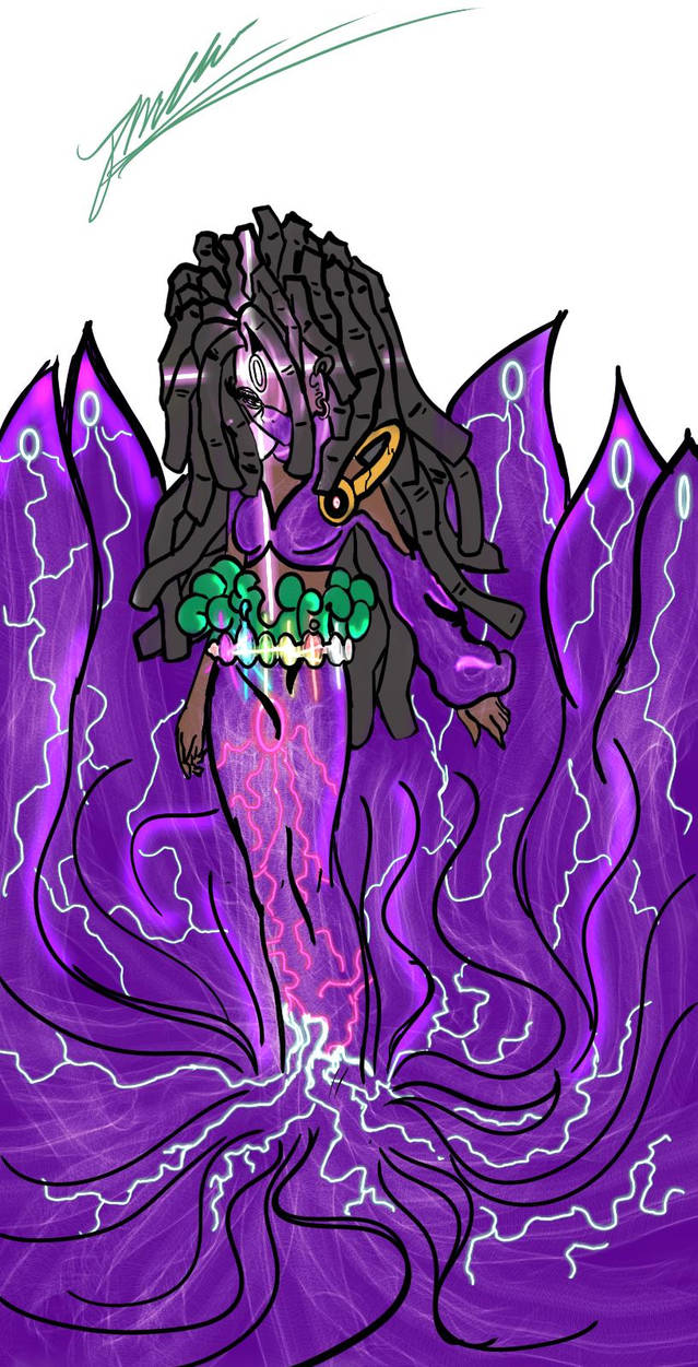 Goddess of planetary rebirth by KyngJei407 on DeviantArt