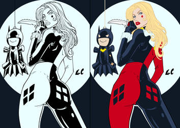 Harley Quinn Lines and Flats