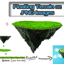 Floating Terrain Mountain 02  PNG + Bonus