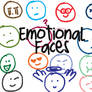 Emotional Faces Brushes