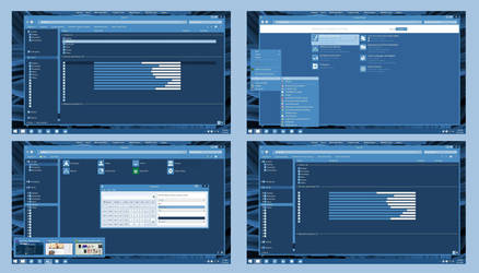 Bluish Metro Theme for WIndows 8/8.1