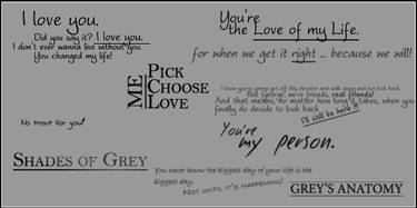 Grey's Anatomy brushes