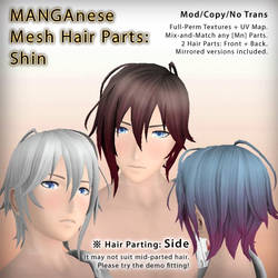 SL - MANGAnese Hair: Shin + PSD