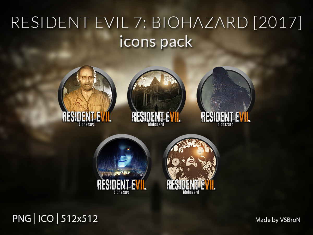 Resident Evil 7 Biohazard [2017] Icons Pack by VSBroN on DeviantArt