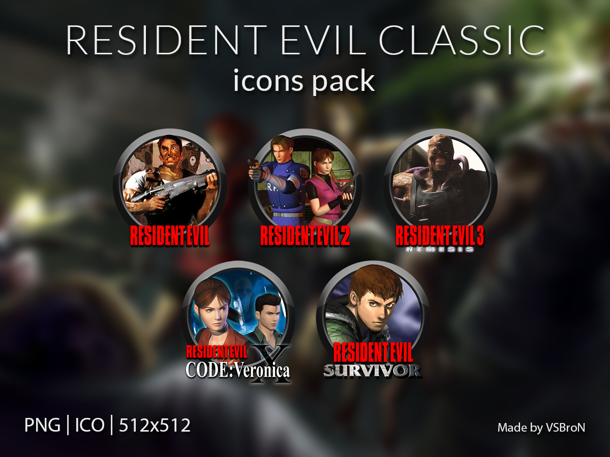 Resident Evil 3 Remake icons by BrokenNoah on DeviantArt