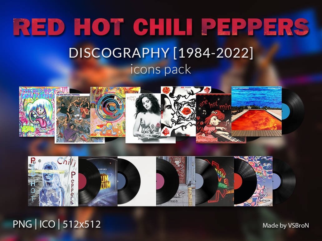 Red Chili Peppers Discography [1984-2022] by VSBroN on DeviantArt