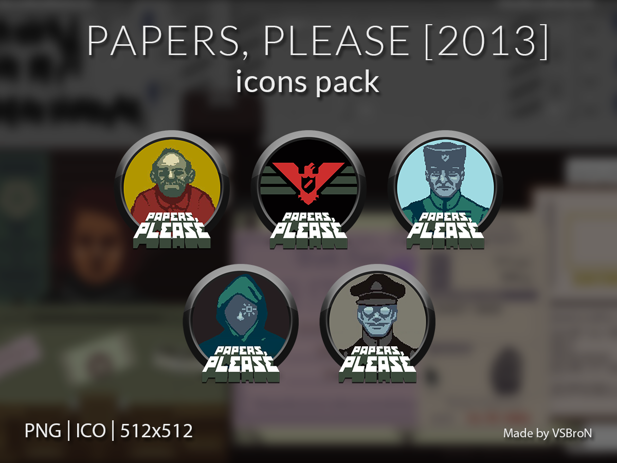 Papers please - Icon by Chrisjahim on DeviantArt
