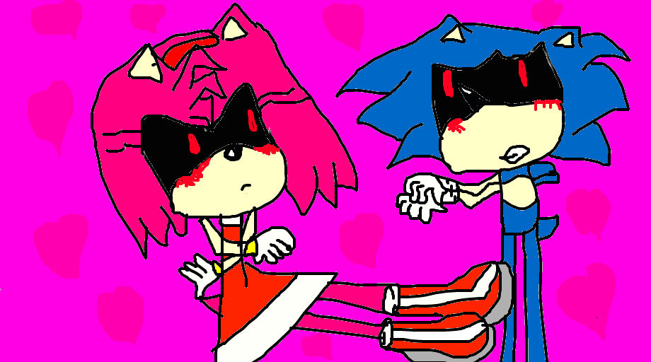 sonic exe amy exe sonamy exe by fandeidol334 on DeviantArt