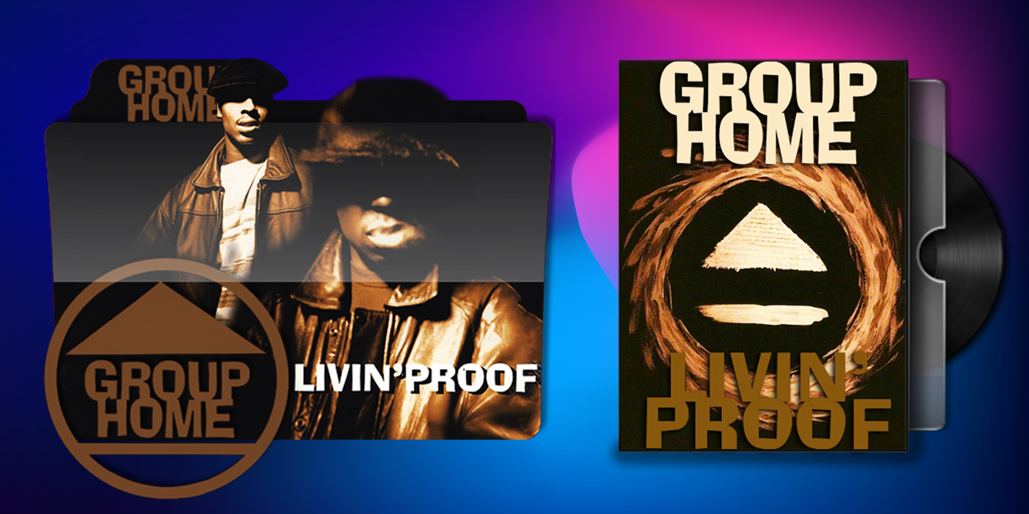 Group Home - Livin' Proof (1995) Double Folder Ico by MrSixThree on ...