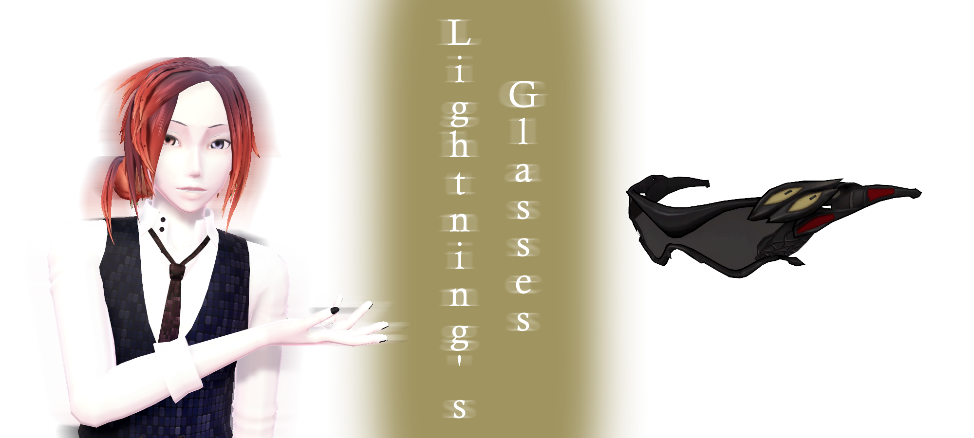 [MMD] Lightning's Glasses DL by JoanAgnes on DeviantArt