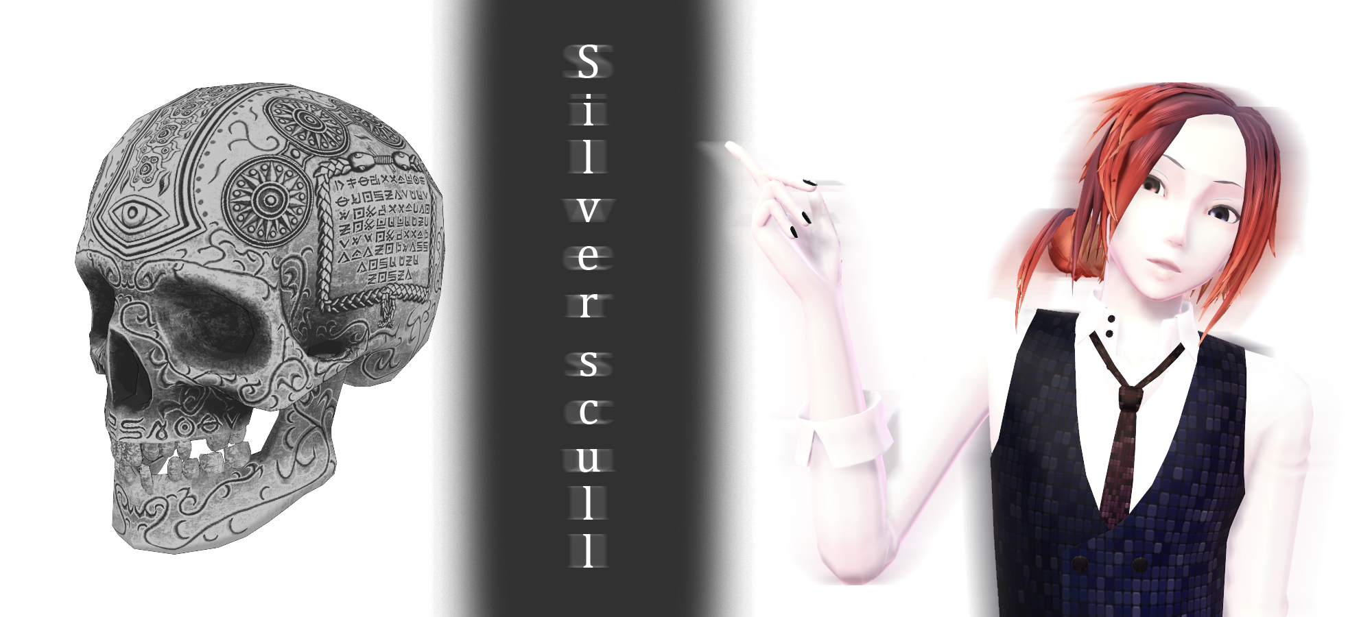 [MMD] Silver scull DL