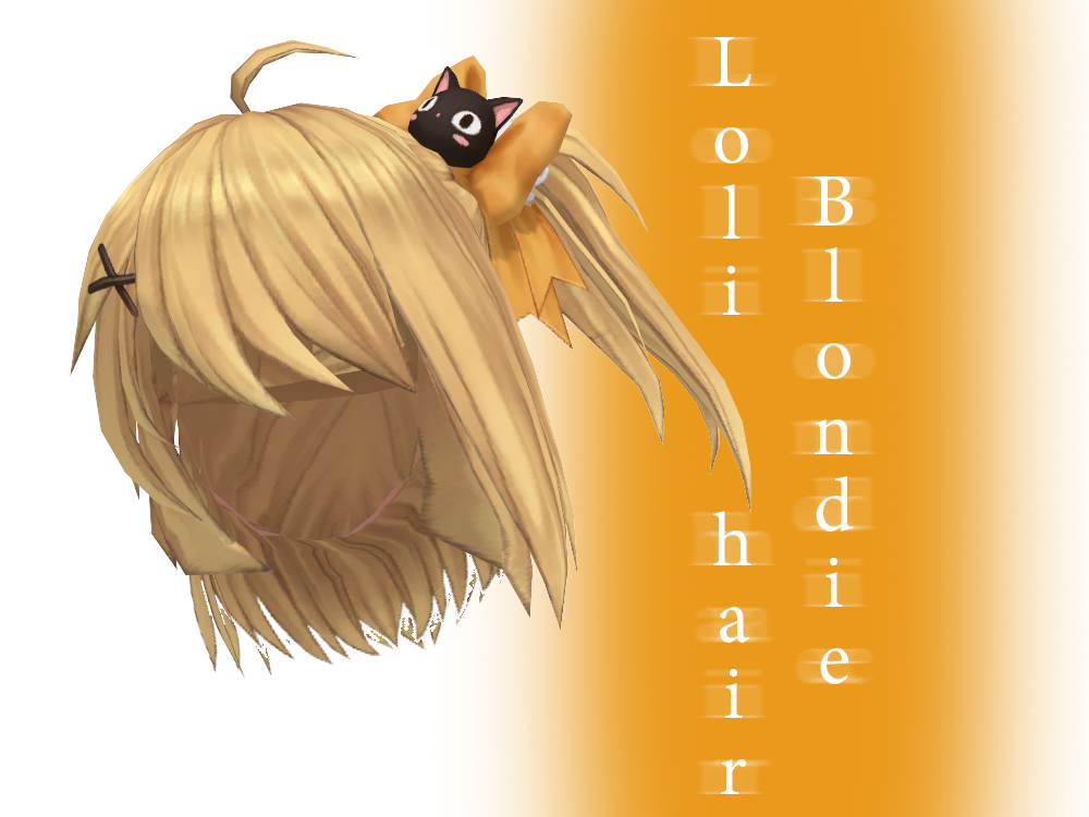[MMD] Loli Blondie hair - DL by JoanAgnes on DeviantArt