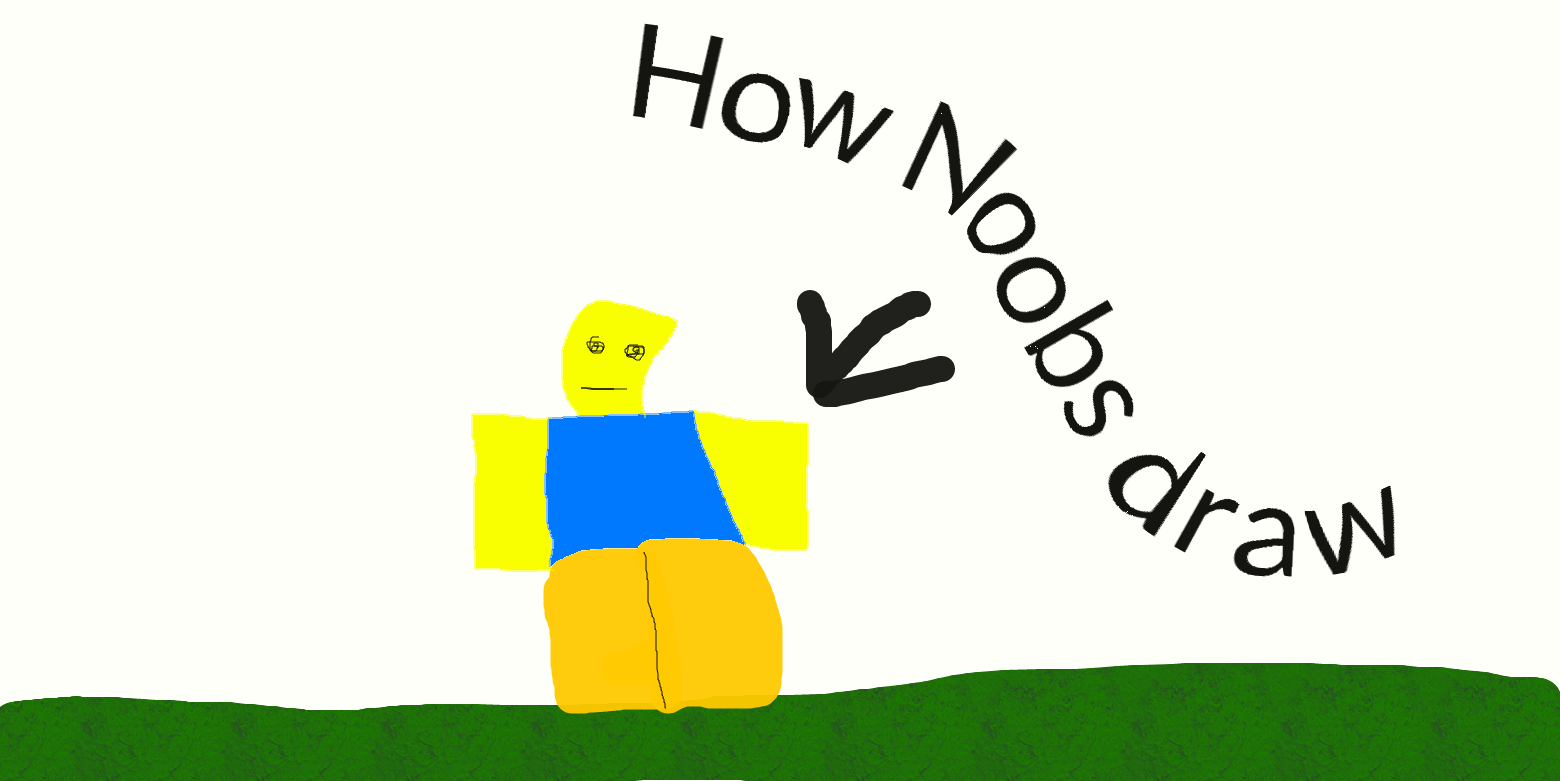 how to draw a roblox noob 3 youtube, How To Make Your Character L...