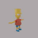 Bart Simpson 3D by silvanelve
