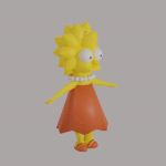 Lisa Simpson 3D model by silvanelve