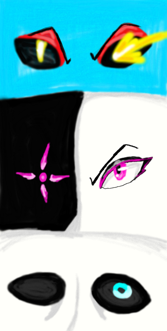 Glowing Eyes by GlamBot75 on DeviantArt