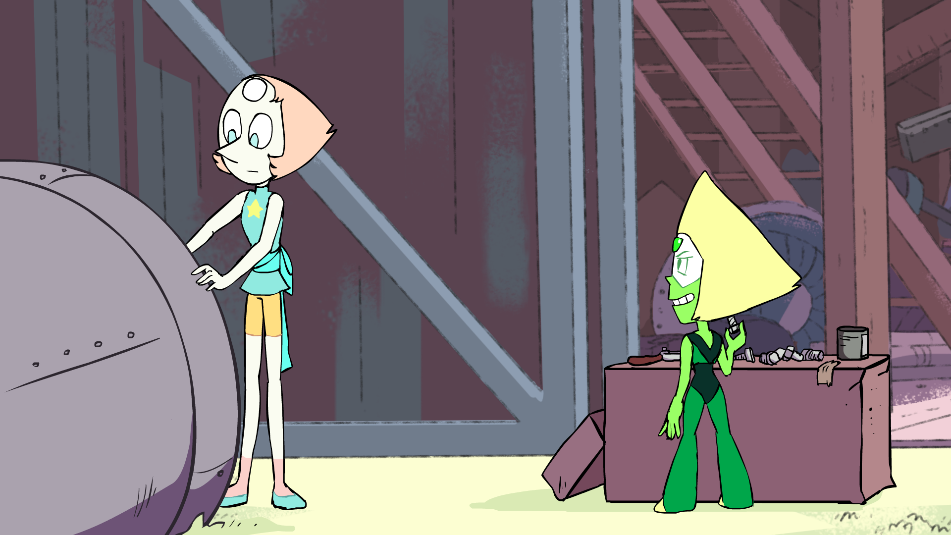 Peridot's New Groove (color) by TresenellaArt on DeviantArt