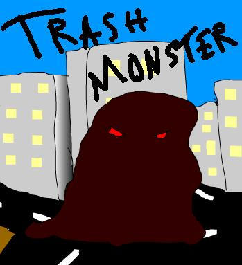 Trash Monster by Solymr on DeviantArt