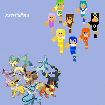 Eeveelutions Minecraft skins