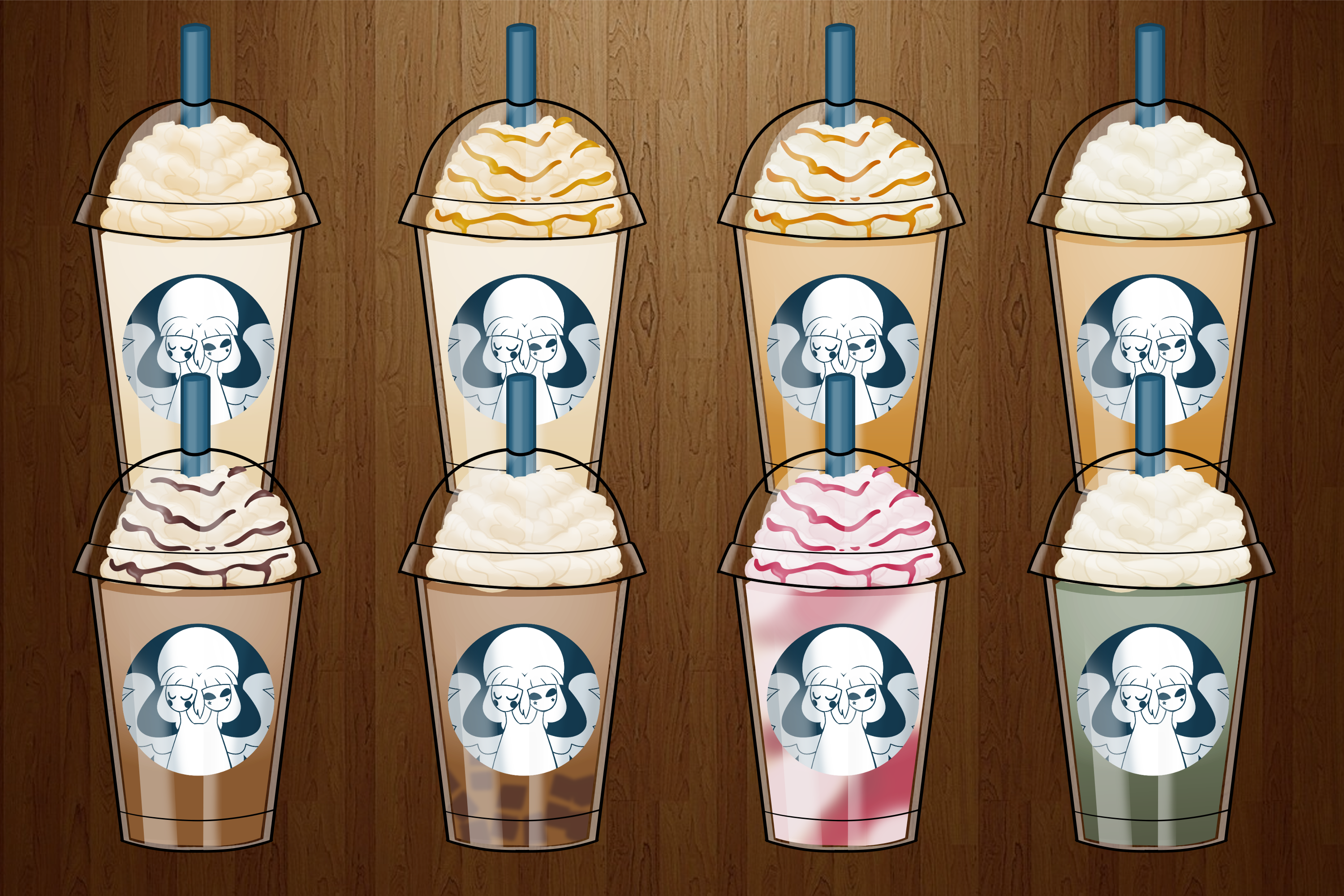 Free Vtuber Assets Spookbucks Frappuccinos By Razzbubby On Deviantart