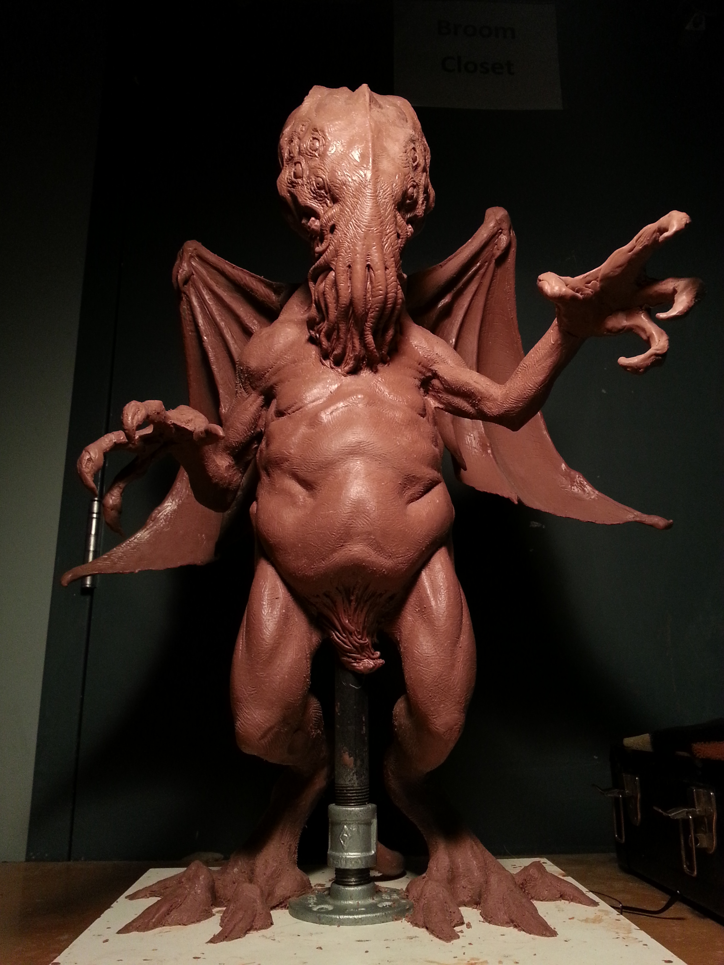 Winged Cthulhu Work in Progress Animation