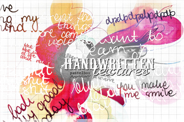 handwritten textures