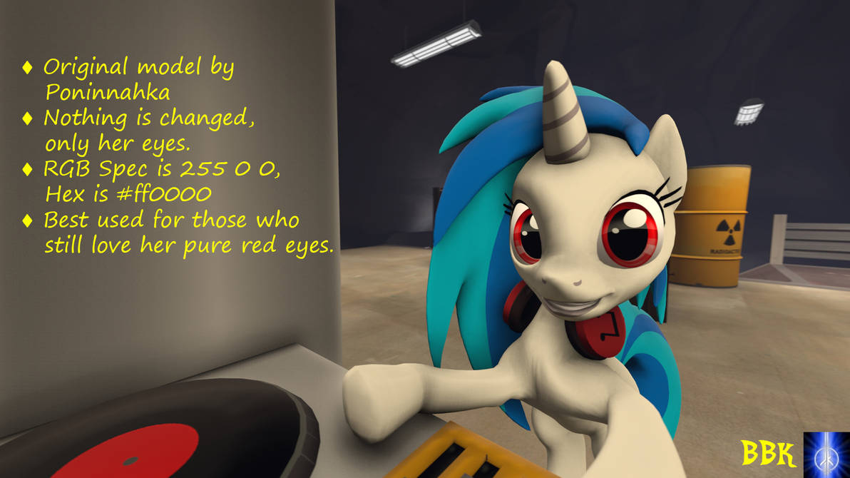 [DL] Vinyl Scratch with Red Eyes