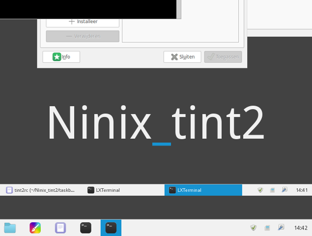 Ninix tint2 config