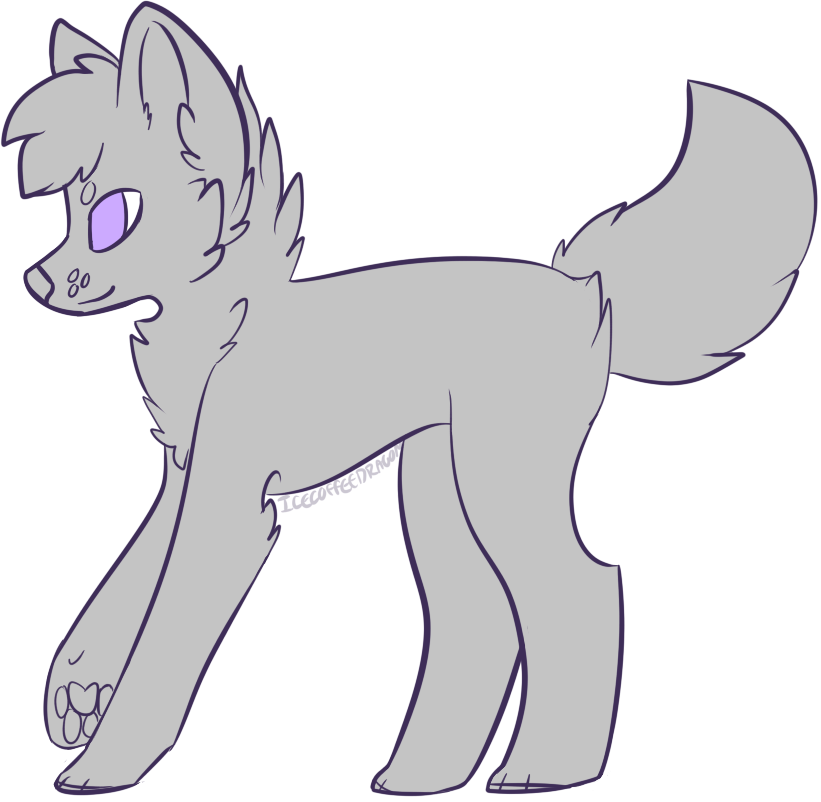 Chibi Puppy Lineart (FREE TO USE) by IceCoffeeDragon on DeviantArt