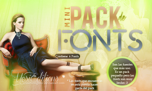 Mini Pack de Fonts {Free}