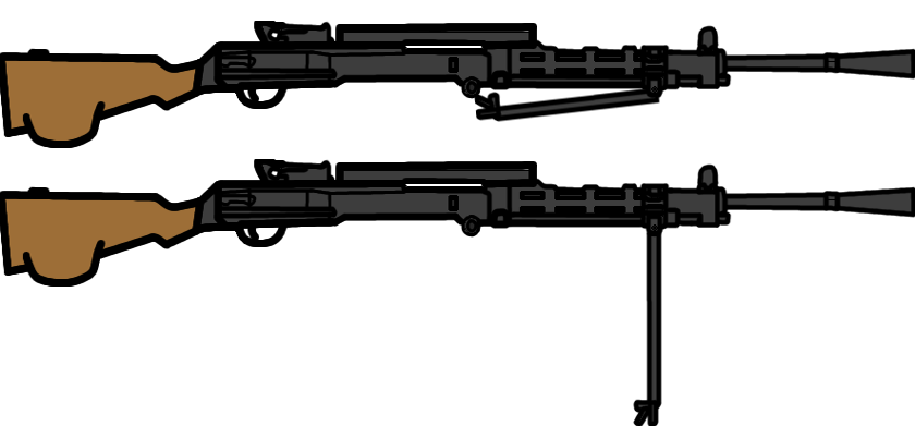 Walfas Custom Prop: DP-27 by Midian-P on DeviantArt