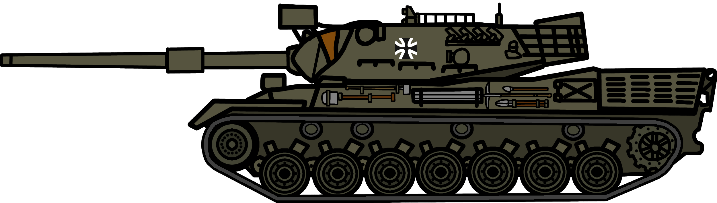 Walfas Custom Prop: Leopard 1A1 by Midian-P on DeviantArt