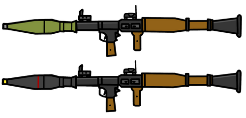 Walfas Custom Prop: RPG-7 Rocket Launcher by Midian-P