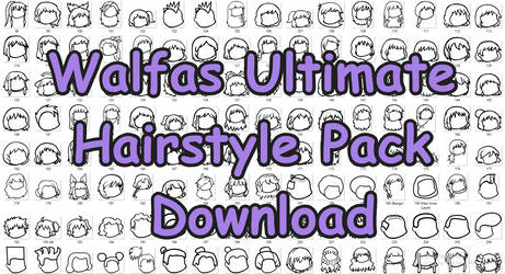 Walfas Custom: My Ultimate Hairstyle Template Pack