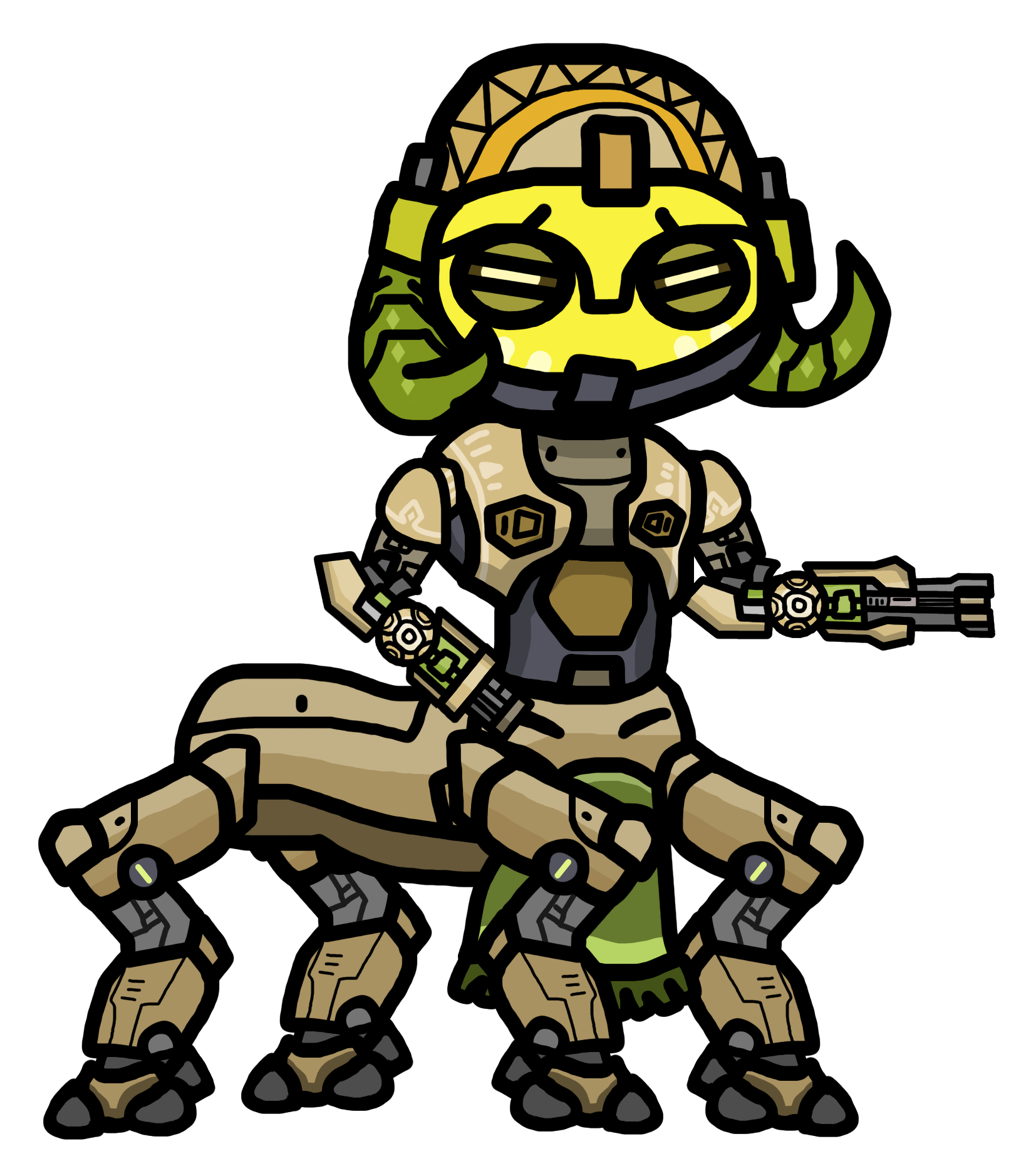 Walfas Custom Base: Orisa (Overwatch) by Midian-P on DeviantArt
