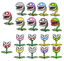 Walfas Custom Prop: SMB Piranha Plant Pack