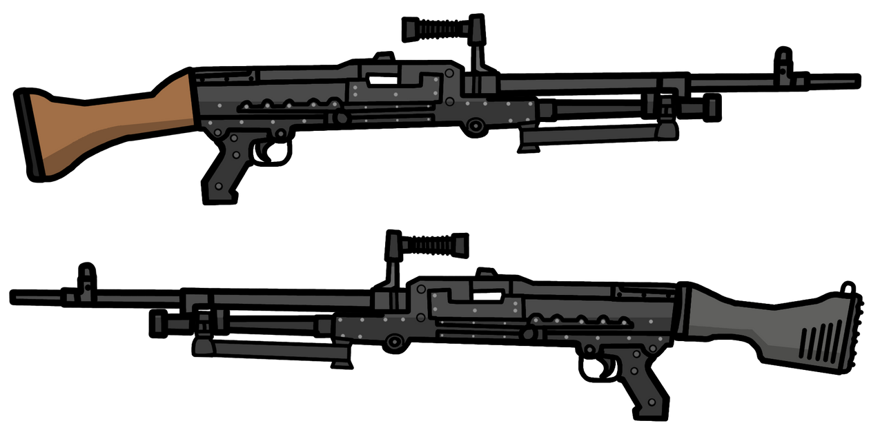 Walfas Custom Prop: L7A2 GPMG by Midian-P on DeviantArt