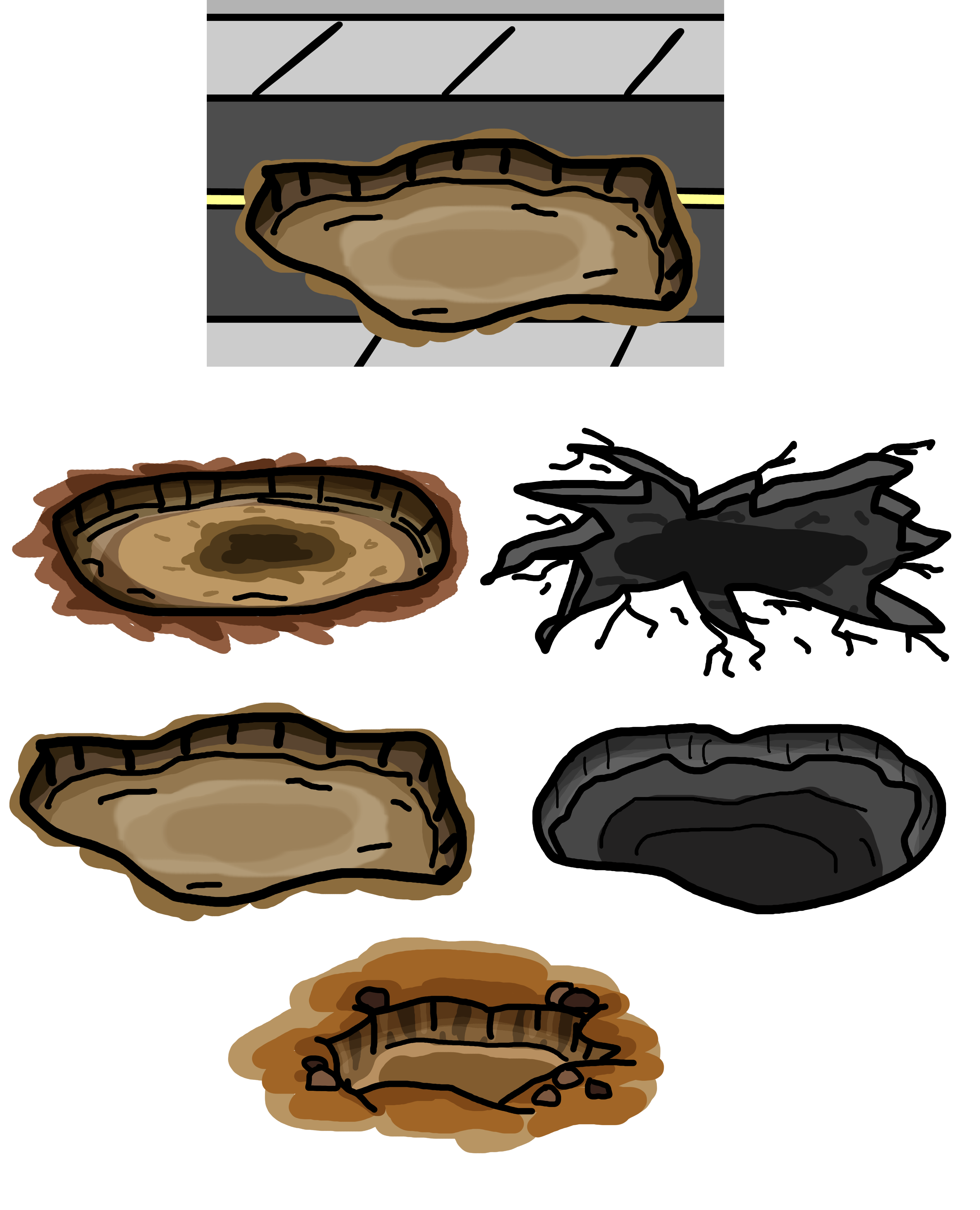 Walfas Custom Prop: Crater Set 01 by Midian-P on DeviantArt