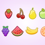Fruit icons set free