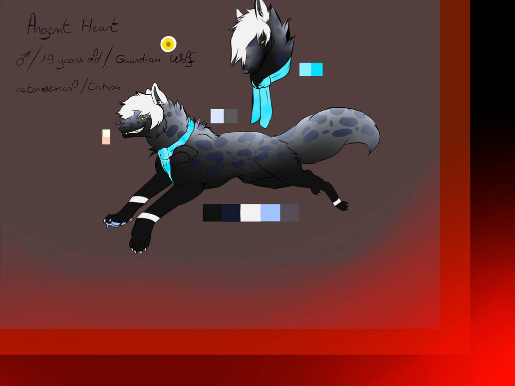Argent Heart wolf ref by ShadyLunis on DeviantArt
