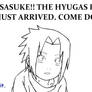 Sasuke is happy about Hinata's visit