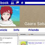 Gaara's Facebook Page