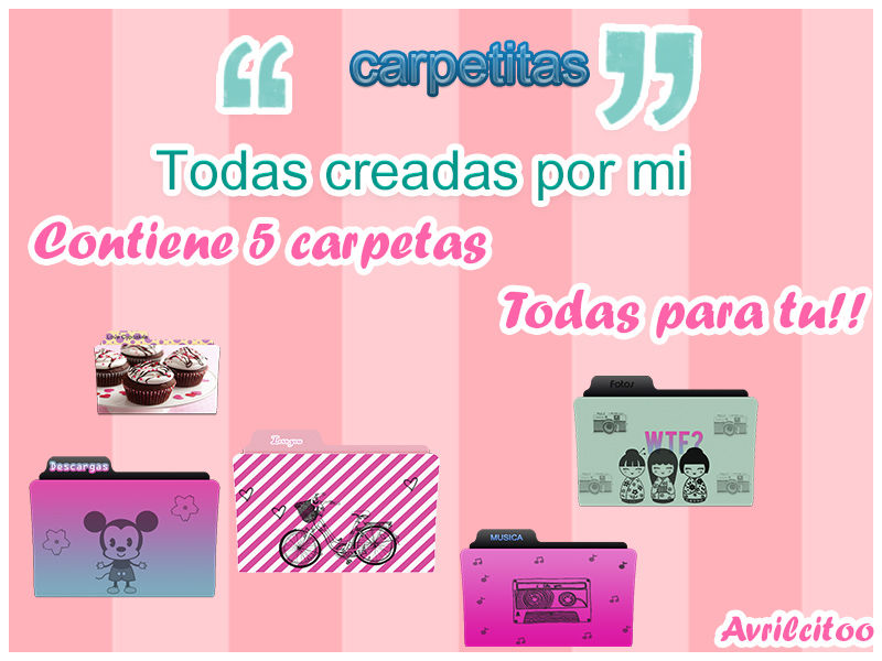 Carpetitas png todas byAvrilcito