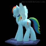 Rainbow Dash 3D Rig (V.0.7) [Download] by ChronoTrickle on DeviantArt