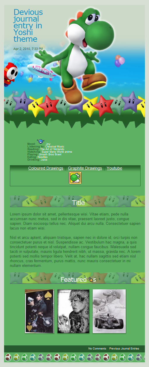Journal CSS - Yoshi